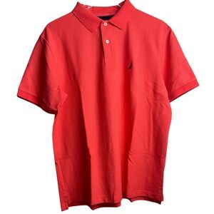 Nautica Classic Red Polo Shirt for Men